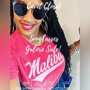 Sunglasses Galore Sale sunglasses from $5 to $25. New with Tags Boutique Items